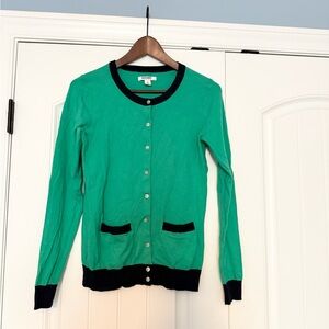 Old Navy Green and Navy Cardigan